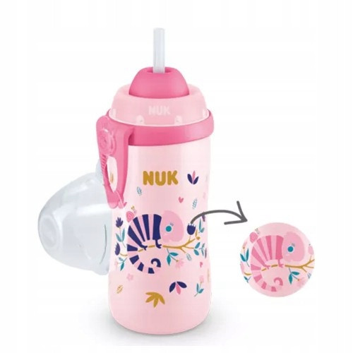  FLEXI CUP NUK šalica sa slamčicom 12m+ roza 300ml