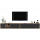  Viseći TV stalak Loft TV komoda Black MAT 300