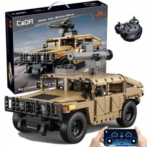  CaDa Make Your Bricks Move C51202W Humvee Off-Roader Dual Mode Control blocks 628 kom.