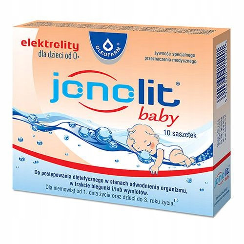  Ionolit baby, elektroliti za djecu od rođenja, 10 vrećica