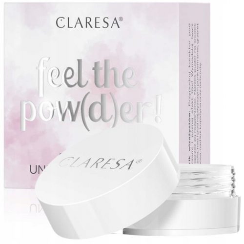  CLARESA FEEL THE POW(D)ER LOOSE PUDER ZA OČI 01 BIJELI