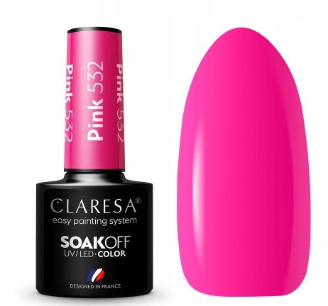  Claresa Pink 532 5 g hibridni lak