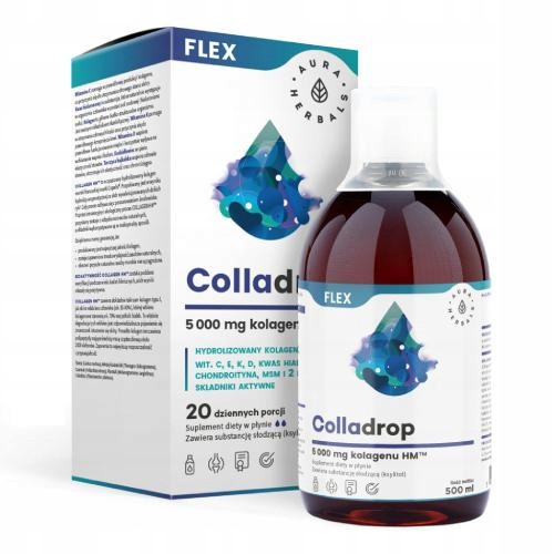  Aura Herbals Colladrop Flex morski kolagen 500 ml