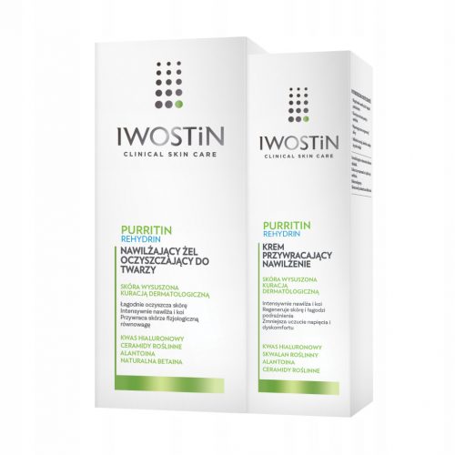  Iwostin Purritin Rehydrin hidratantna dnevna i noćna krema za lice 40 ml