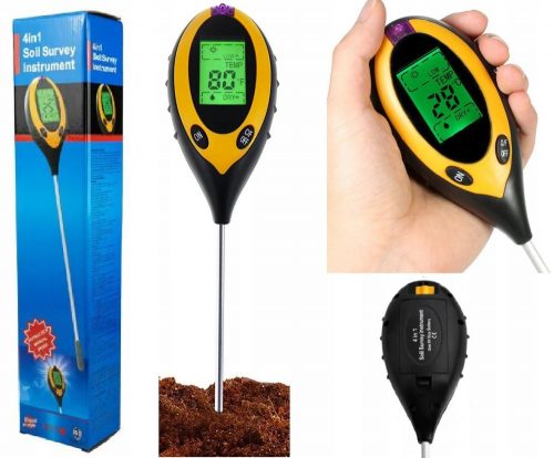 Tester podloge - Mjerač kiselosti tla 4u1 EARTH PH METER TESTER