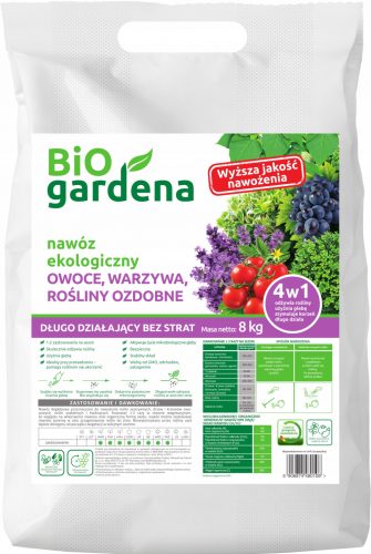  Organsko gnojivo, prirodni BiOgardena kristali, 8 kg 8 l