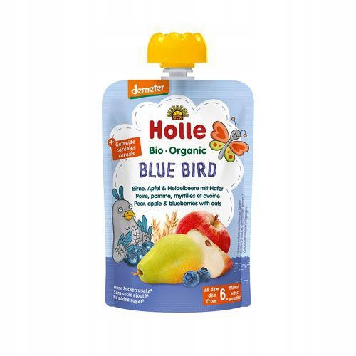  Holle Bio Blue Bird Pear Apple Berry Mousse