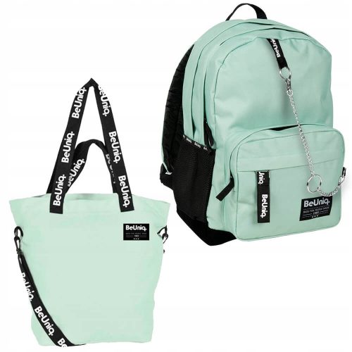  PASO BEUNIQ MINT RUKSAK + SHOPPER SET