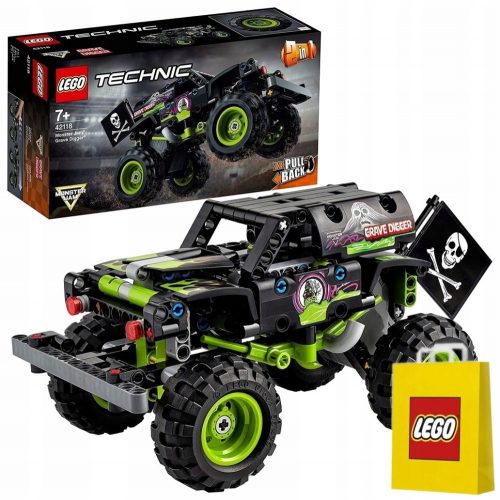  LEGO Technic Kopač grobova Monster Jam 42118 + LEGO papirnata vrećica