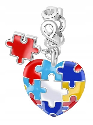  CHARMS puzzle srce srebro s925