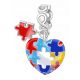  CHARMS puzzle srce srebro s925