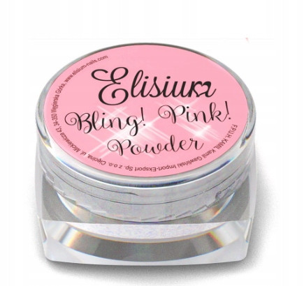  ELISIUM NAIL POWDER PINK BLING POWDER