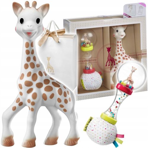  Sophie la girafe grickalica, plastika, nijanse smeđe i bež