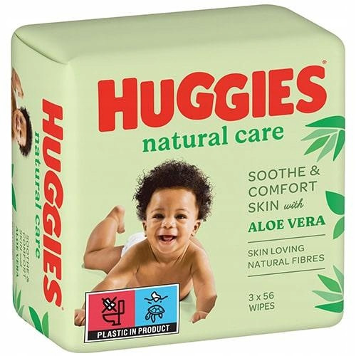  HUGGIES NAT CARE 2+1 HIDRATIZIRANI ŠAL 3X56KOM