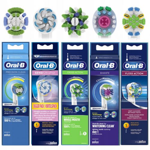  5x ORAL-B CROSS SENSI 3D PRECIZNI VRHOVI ZA KONAC