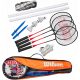  Mreža Wilson Badminton V2 3 4PC, set reketa s petljicom