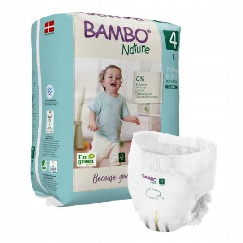  Bambo Nature pelene vel.4 7-14 kg 20 kom.