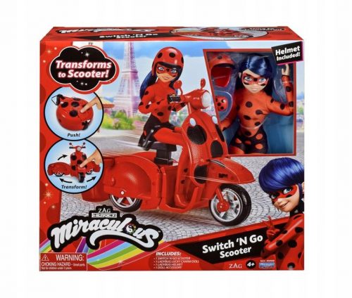  Čudesna lutka: Ladybug i Cat Noir Playmates Toys crna mačka 12,8 cm