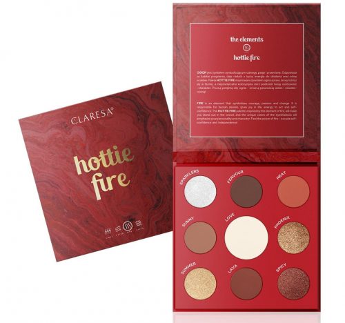  CLARESA HOTTIE FIRE PALETTE 9 SJENILA