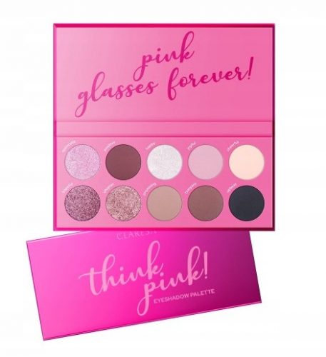  Claresa Think Pink paleta sjenila od 12 g