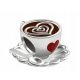  CHARMS PRIVJESAK ŠALICA ZA KAVU LOVE COFFEE HEART