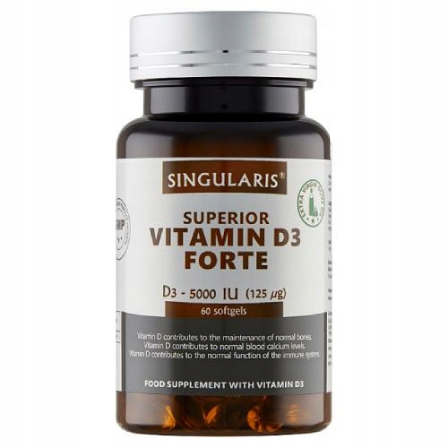  Singularis dodatak prehrani vitamin D3 Forte 5000IU vitamin D3 kapsule 60 kom.