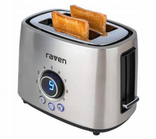  RAVEN ET007 toster srebrna/siva 1000 W