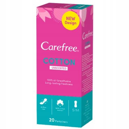  Carefree Cotton Panty liners 1 pakiranje - 20 kom