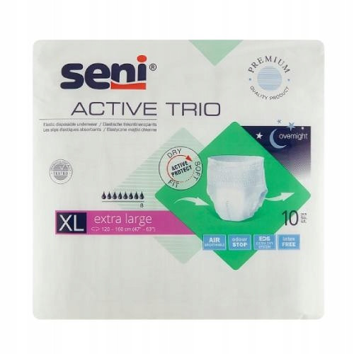  Upijajuće gaćice Seni Active Trio veličina XL 10 kom