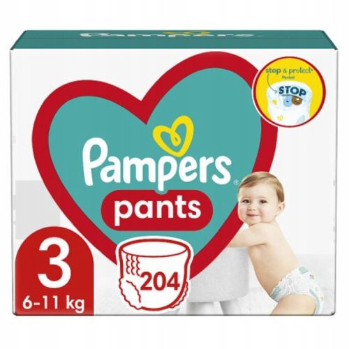  Pampers Pants pelene Veličina 3 204 kom.