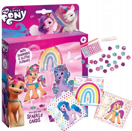  Karte s dijamantnim slikanjem Totum My Little Pony