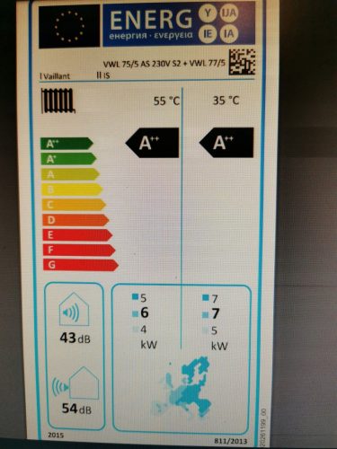  Vaillant 0010044151 dizalica topline 6,7 kW