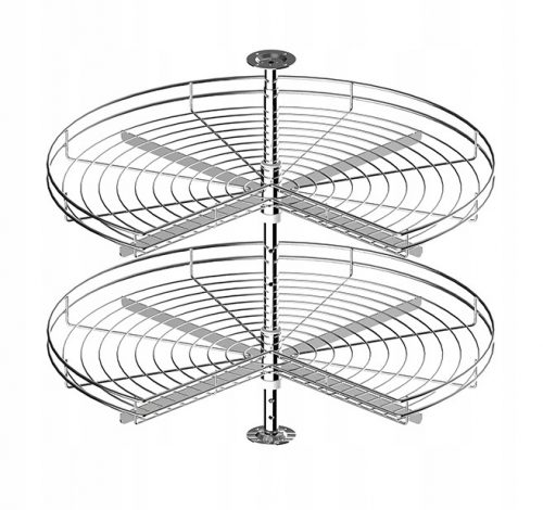  Košara, rotirajuća polica, promjer 690mm, krom efekt REJS NOVA