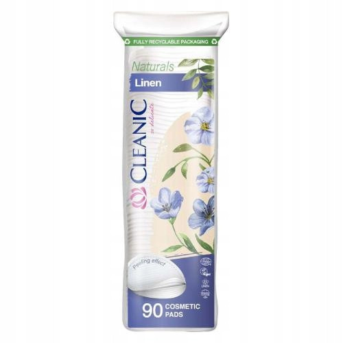  CLEANIC NATURALS LINEN Kozmetičke blazinice, 90 kom.