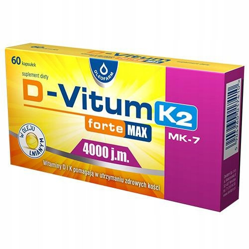  D-Vitum Forte Max dodatak prehrani 60 kapsula