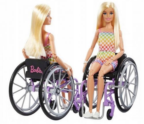  Barbie Fashonistas lutka u invalidskim kolicima Karirana odjeća HJT13