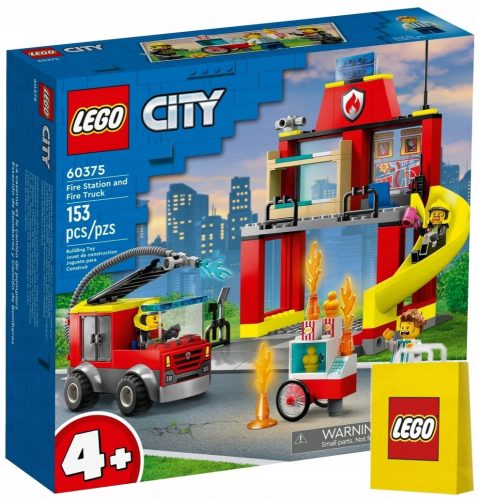  LEGO City 60375 Vatrogasna postaja i vatrogasno vozilo + LEGO papirnata vrećica