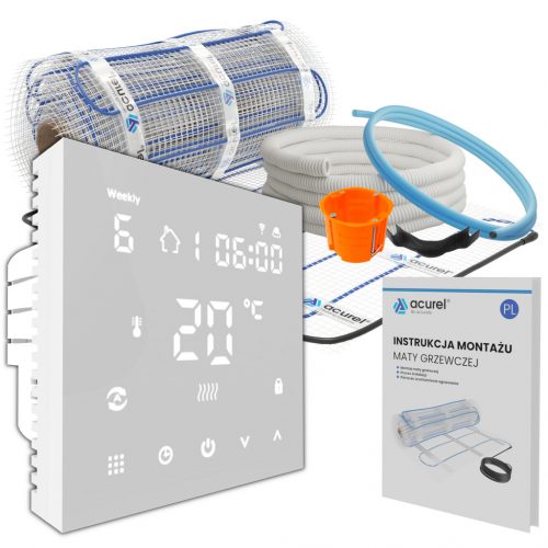  LCD termostatski regulator grijaće prostirke 2,5 m2 Set