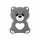  Akuku SENSORY Calming Teether for Teething SILIKONSKI Teddy Bear