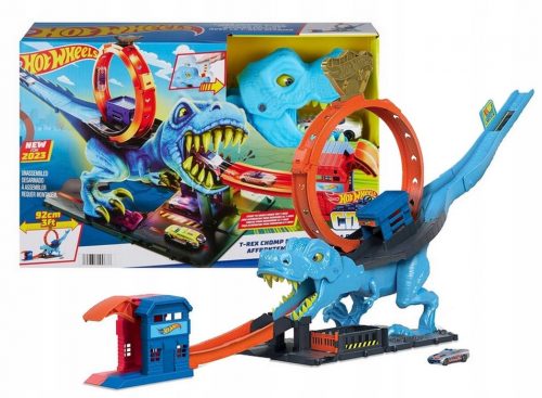  Set za igru Hot Wheels City T-Rex Loop + auto HKX42