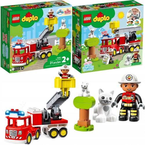  LEGO Duplo 1096969 Lego Duplo Auto Vatrogasno vozilo Automobili velike kocke za 2-3 godine