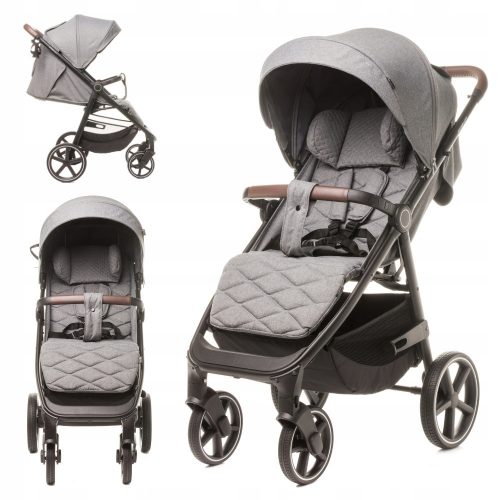  4Baby kolica Stinger Pro Melange Grey