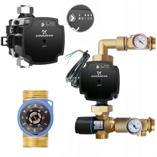  MJEŠALNI SET, GRUPA ZA RAZDJELNIK, GRUNDFOS PUMPA, AFRISO VENTIL 2.5m³/h