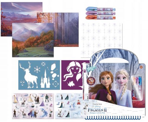  Totum Disney Frozen 2 dizajnerska knjiga aktivnosti