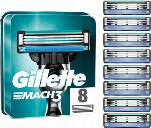  GILLETTE MACH3 zamjenske oštrice - 8 kom