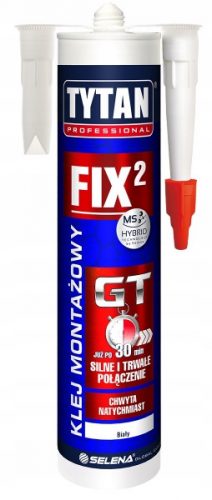  Tytan Professional Fix2 GT ljepilo za montažu 290 ml bijelo