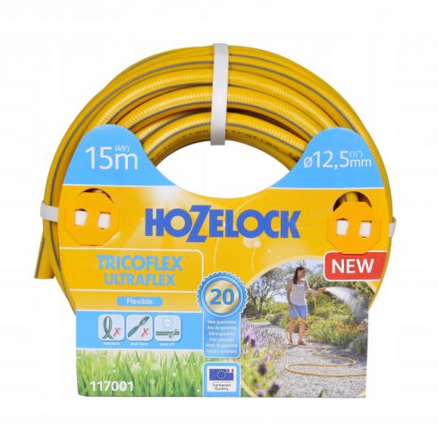  Hozelock 117001 vrtno crijevo 15 m sivo, žuto PVC