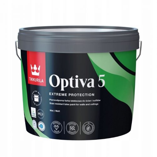  Tikkurila Optiva Matt 5 lateks boja Baza A 9L