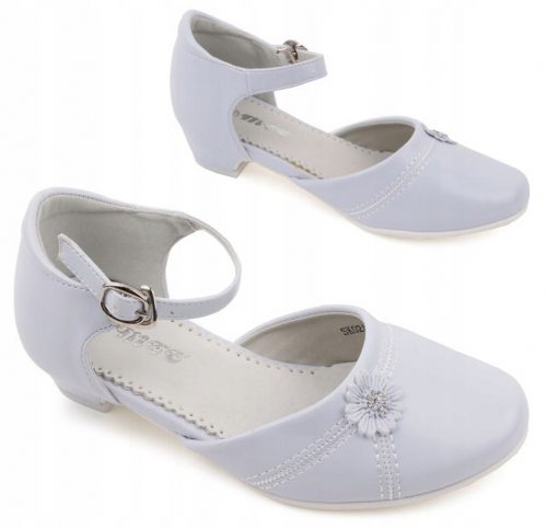  STYLOWY_SHOES Jeftine PAPUČE COMMUNION SHOES Dječje cipele na petu ekološka koža vel.35