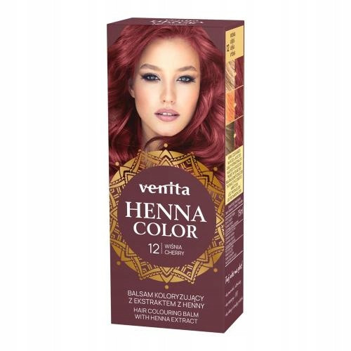  Venita Henna Color balzam za bojanje s ekstraktom kane 12 Trešnja 75 ml